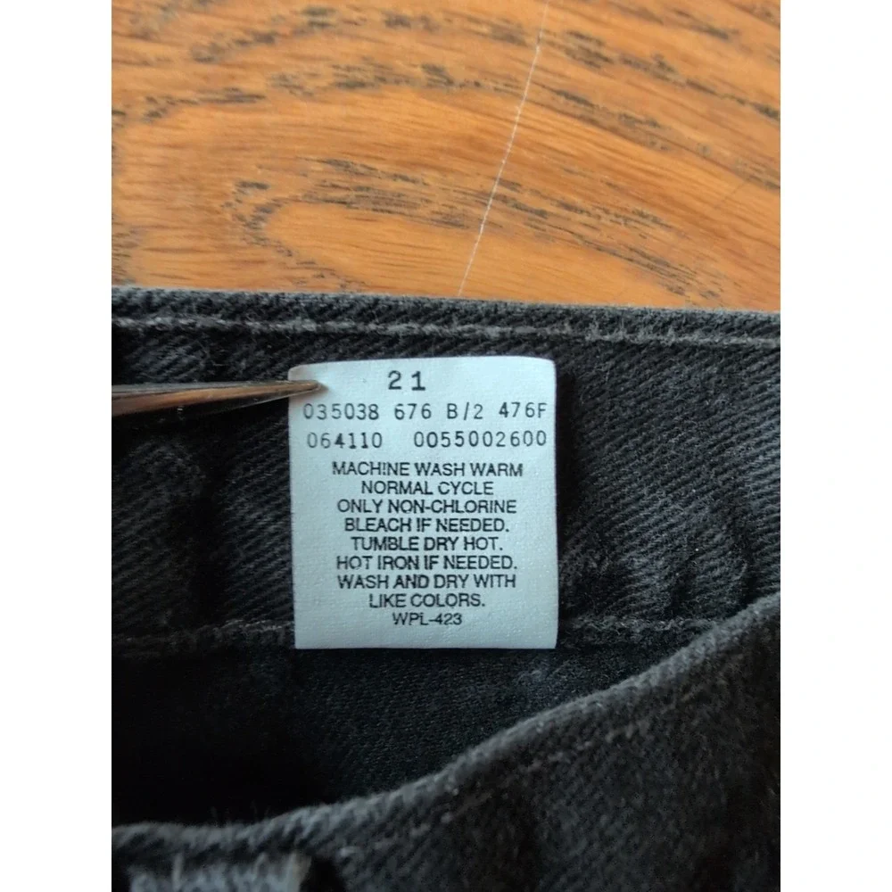 Vintage Levi's 550 Jeans 36 x 34 Made in Canada Relaxed Baggy Fit Black 90's y2k